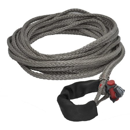 LOCKJAW 3/8 in. x 50 ft. 6,600 lbs. WLL. LockJaw Synthetic Winch Line Extension w/Integrated Shackle 21-0375050